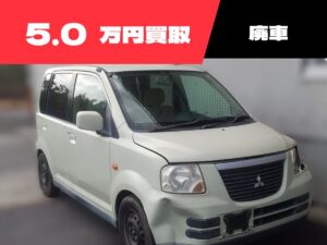 津市で引き取りした引越しに伴う不要車の廃車買取事例